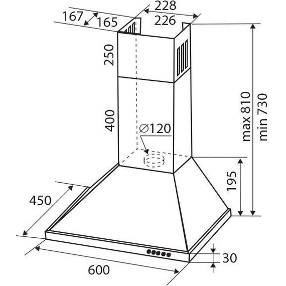 Вытяжка Zigmund & Shtain K 139.6 B - 3 Вытяжка Zigmund & Shtain K 139.6 B фото 3