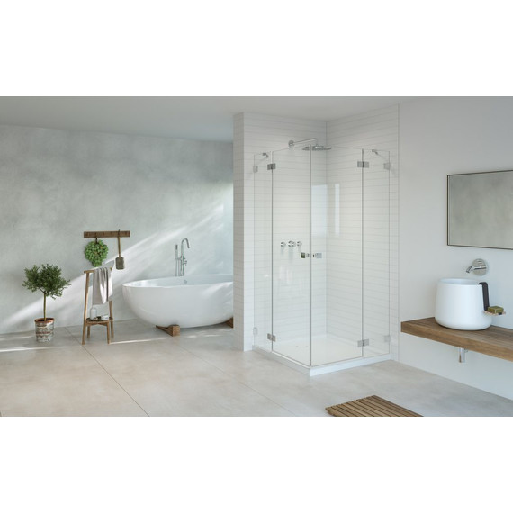 Душевое ограждение Radaway Essenza Pro KDD 80х80 см, хром/прозрачное фото 2