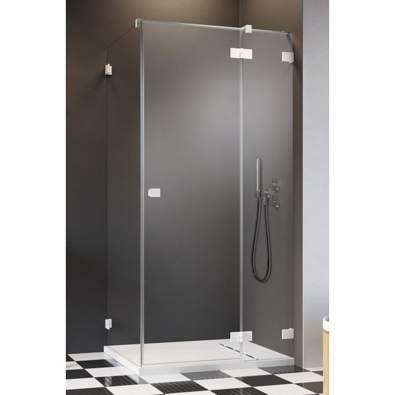 Душевое ограждение Radaway Essenza Pro White KDJ 80х80 см R, белый/прозрачное фото 