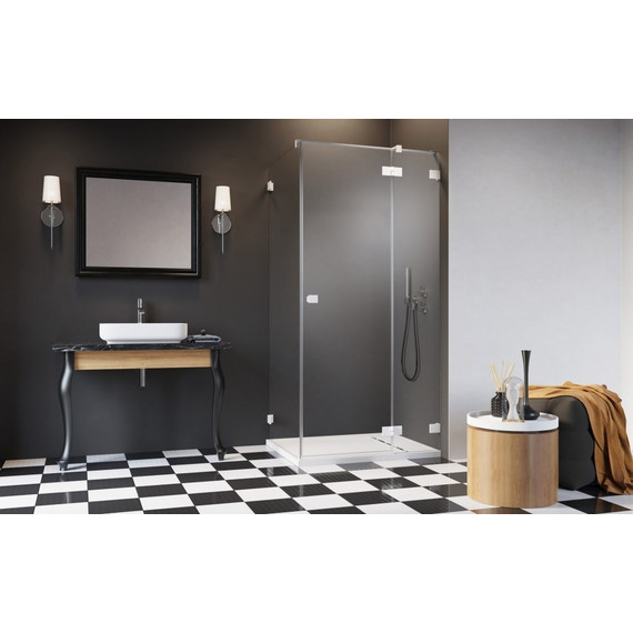 Душевое ограждение Radaway Essenza Pro White KDJ 80х80 см R, белый/прозрачное фото 2