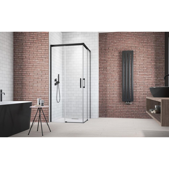 Душевое ограждение Radaway Idea Black KDD 120х80 см, черный/прозрачное фото 2