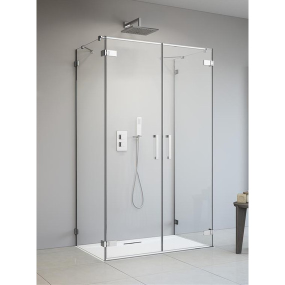 Душевое ограждение Radaway Arta DWD+2S 120х100 см (стекло 8 мм), хром/прозрачное фото 