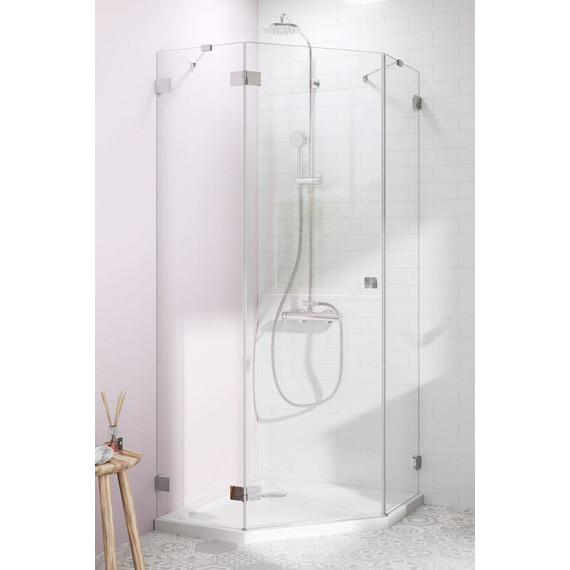 Душевое ограждение Radaway Essenza Pro PTJ 80х80 см L, хром/прозрачное фото 