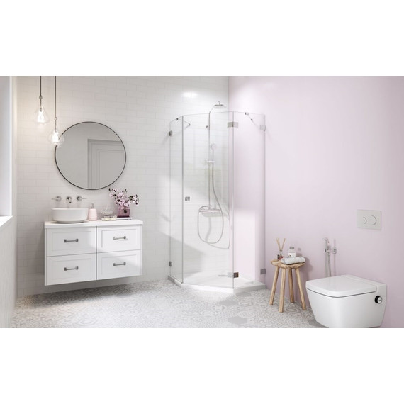 Душевое ограждение Radaway Essenza Pro PTJ 80х80 см R, хром/прозрачное фото 2