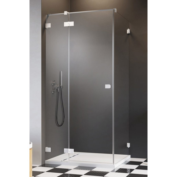 Душевое ограждение Radaway Essenza Pro White KDJ 120х100 см L, белый/прозрачное фото 