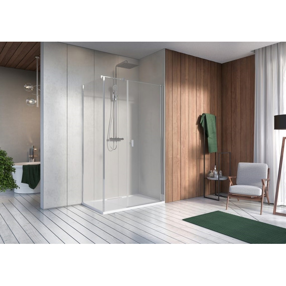 Душевое ограждение Radaway Nes KDS I + S3 100х80 см R, хром/прозрачное фото 2