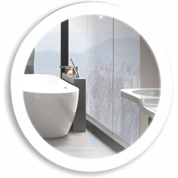 Зеркало Azario Перла Led 77 см фото 