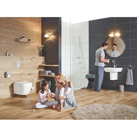 Унитаз подвесной безободковый Grohe Euro Ceramic 39554000 с крышкой микролифт - 5 Унитаз подвесной безободковый Grohe Euro Ceramic 39554000 с крышкой микролифт фото 5