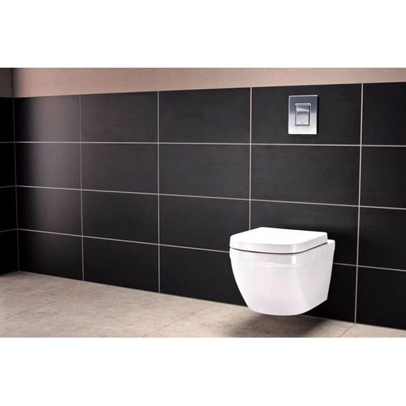 Унитаз подвесной безободковый Grohe Euro Ceramic 39554000 с крышкой микролифт - 6 Унитаз подвесной безободковый Grohe Euro Ceramic 39554000 с крышкой микролифт фото 6