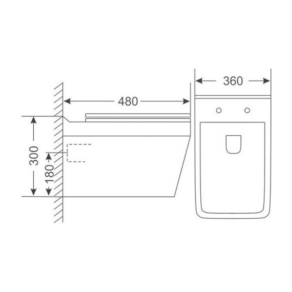 Унитаз подвесной безободковый Sole Still с крышкой микролифт фото 3