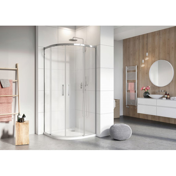 Душевое ограждение Radaway Idea PDD 80х80 см, хром/прозрачное фото 2