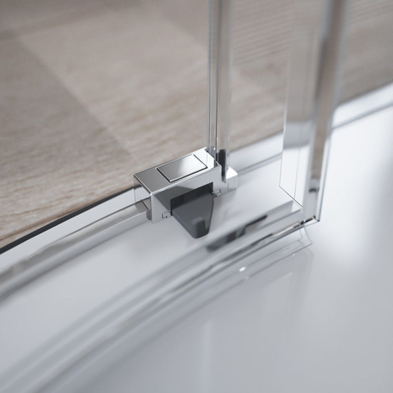 Душевое ограждение Radaway Idea PDD 80х80 см, хром/прозрачное фото 4