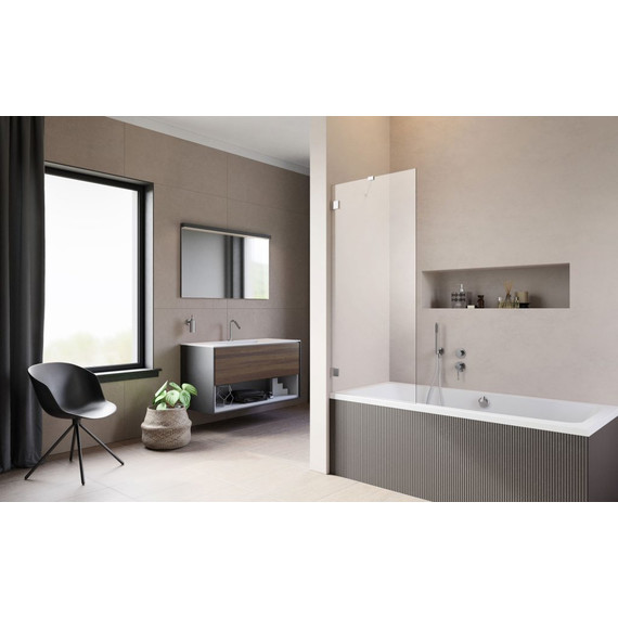 Шторка для ванны Radaway Essenza Pro PNJ II 90 см 10101090-01-01, хром/прозрачное фото 2