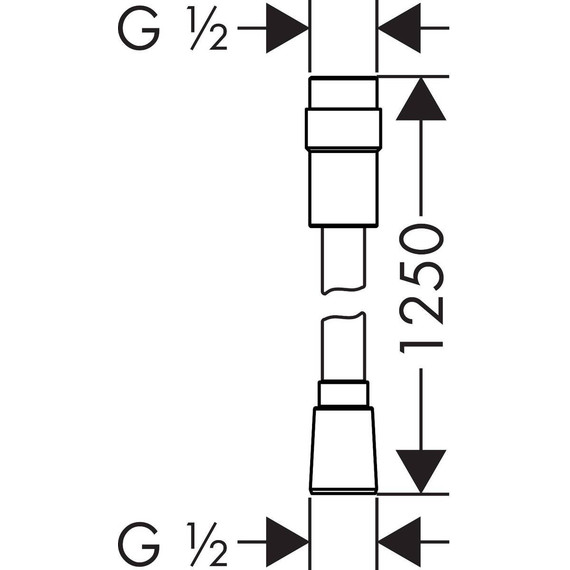 Душевой шланг Hansgrohe Isiflex 28249000 фото 2