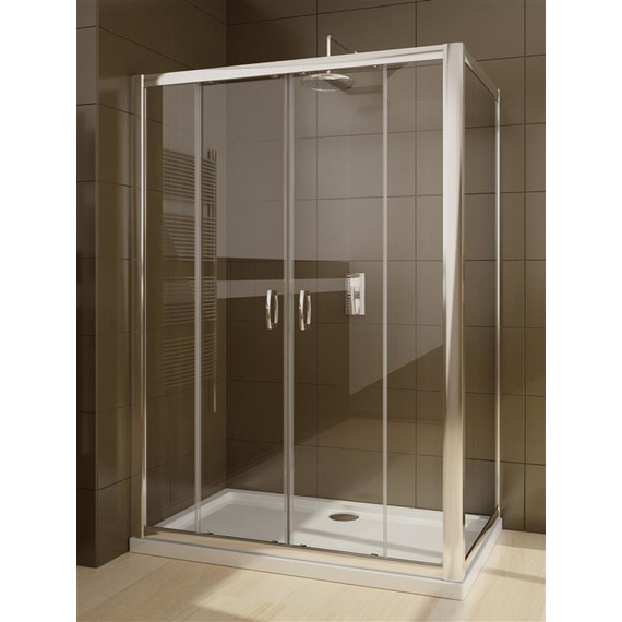 Душевое ограждение Radaway Premium Plus DWD+S 140х90 см, хром/прозрачное фото 