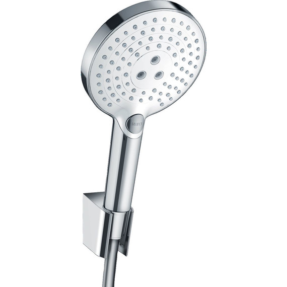 Душевой гарнитур Hansgrohe Raindance Select S 120 3jet 26721400, белый/хром фото 