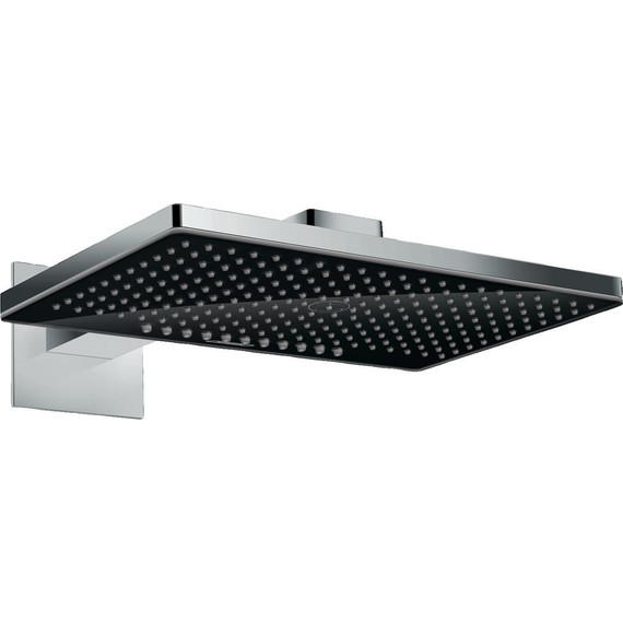 Верхний душ Hansgrohe Rainmaker Select 460 2jet 24005600, латунь/стекло, черный/хром фото 