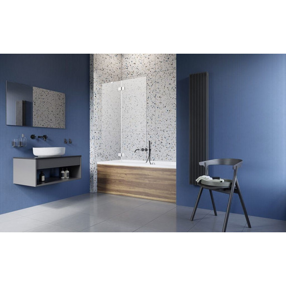 Шторка для ванны Radaway Essenza Pro PND II 140 см 10102140-01-01L, хром/прозрачное фото 2