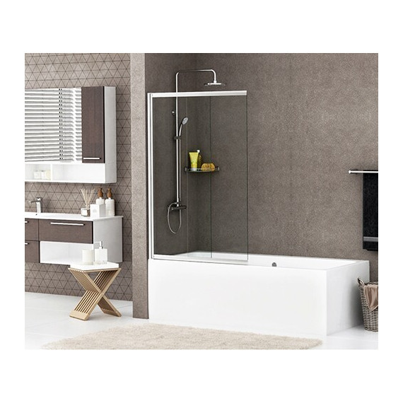 Шторка для ванны WasserKraft Main 80 см 41S02-80, хром/прозрачное - 3 Шторка для ванны WasserKraft Main 80 см 41S02-80, хром/прозрачное фото 3