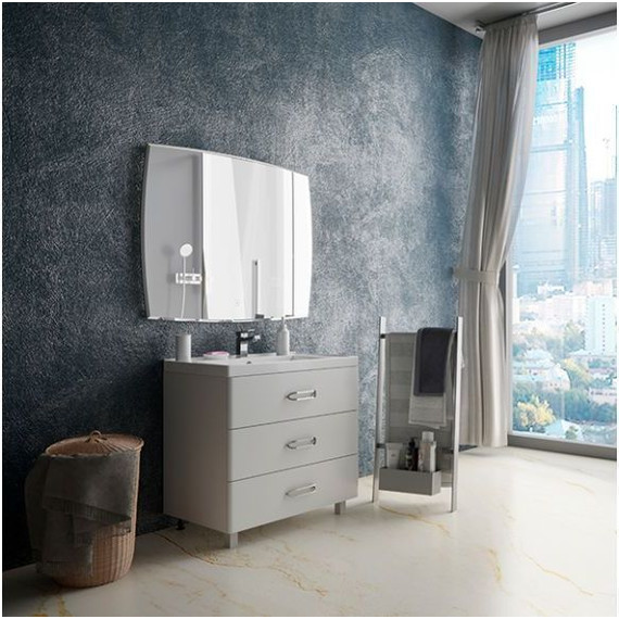 Тумба подвесная с раковиной Mirsant Fuji 60 см с доводчиком, белый - 4 Тумба подвесная с раковиной Mirsant Fuji 60 см с доводчиком, белый фото 4