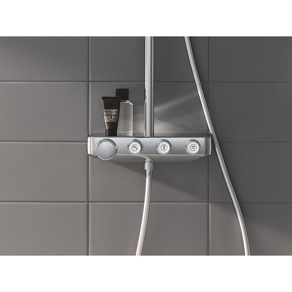 Душевая стойка с термостатом Grohe Euphoria SmartControl 310 DUO 26507000 - 3 Душевая стойка с термостатом Grohe Euphoria SmartControl 310 DUO 26507000 фото 3