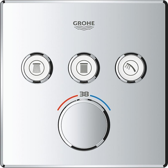 Душевая система для душа с термостатом Grohe Grohtherm SmartControl Perfect 34706000 - 9 Душевая система для душа с термостатом Grohe Grohtherm SmartControl Perfect 34706000 фото 9