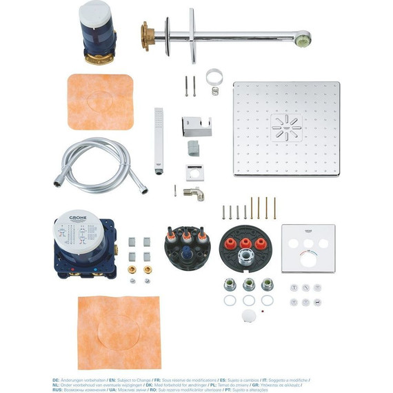 Душевая система для душа с термостатом Grohe Grohtherm SmartControl Perfect 34706000 - 2 Душевая система для душа с термостатом Grohe Grohtherm SmartControl Perfect 34706000 фото 2