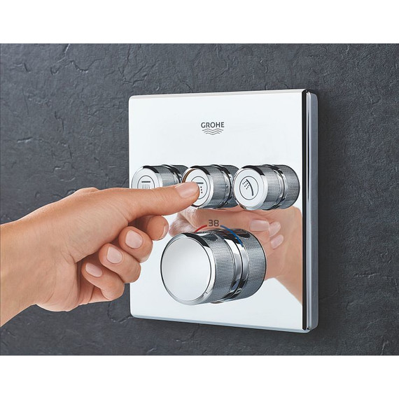 Душевая система для душа с термостатом Grohe Grohtherm SmartControl Perfect 34706000 - 6 Душевая система для душа с термостатом Grohe Grohtherm SmartControl Perfect 34706000 фото 6