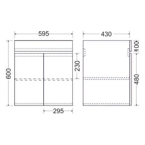Тумба подвесная с раковиной Mirsant Next 60 см (раковина Next 60), белый - 5 Тумба подвесная с раковиной Mirsant Next 60 см (раковина Next 60), белый фото 5