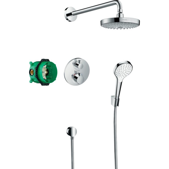 Душевая система для душа с термостатом Hansgrohe Croma Select S/Ecostat 27295000 фото 
