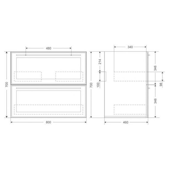 Тумба напольная с раковиной Mirsant Адель 80 см (раковина More 80) белый фото 7