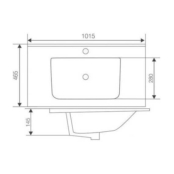 Тумба напольная с раковиной Mirsant Адель 100 см (раковина More 100) белый фото 11