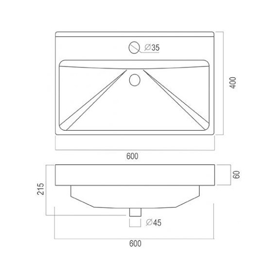 Тумба напольная с раковиной Mirsant Soho quadro 60 см, белый - 7 Тумба напольная с раковиной Mirsant Soho quadro 60 см, белый фото 7
