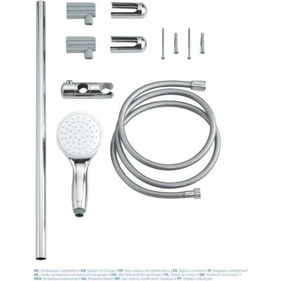 Душевой гарнитур Grohe Tempesta New 600 мм 27853001 фото 2