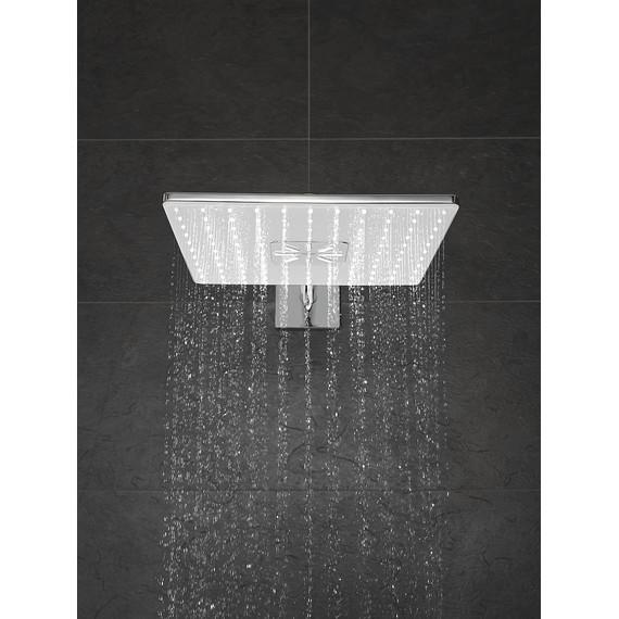 Верхний душ Grohe Rainshower 310 SmartActive Cube 26479LS0, белая луна - 4 Верхний душ Grohe Rainshower 310 SmartActive Cube 26479LS0, белая луна фото 4
