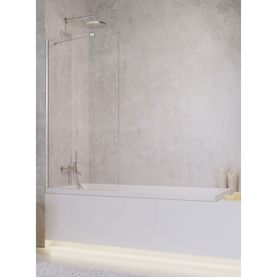 Шторка для ванны Radaway Idea PNJ II 80 см 10001080-01-01, хром/прозрачное фото 