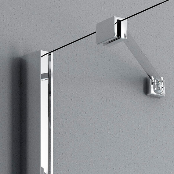 Шторка для ванны Radaway Idea PNJ II 50 см 10001050-01-01W, хром/прозрачное фото 3