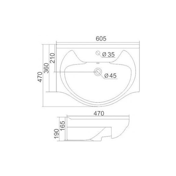 Тумба напольная с раковиной Mirsant Сандра 60 см, белый фото 3