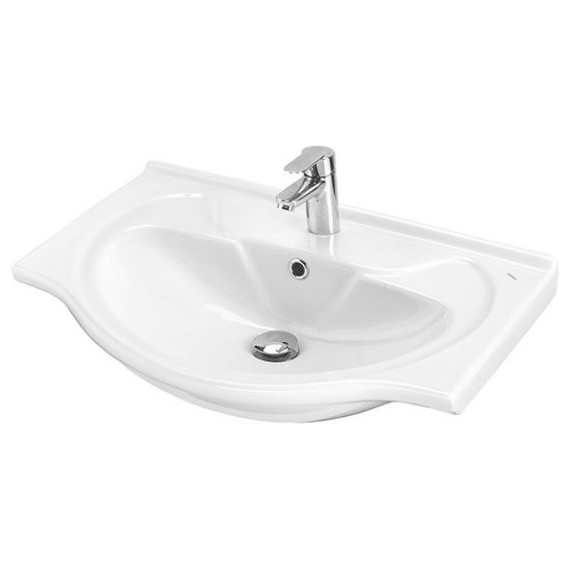 Тумба напольная с раковиной Mirsant Сандра 60 см, белый фото 2