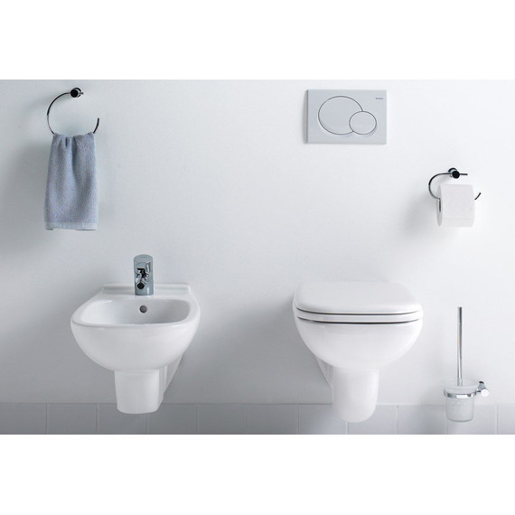 Унитаз подвесной Duravit D-Code Rimless 45700900A1 с крышкой микролифт фото 4