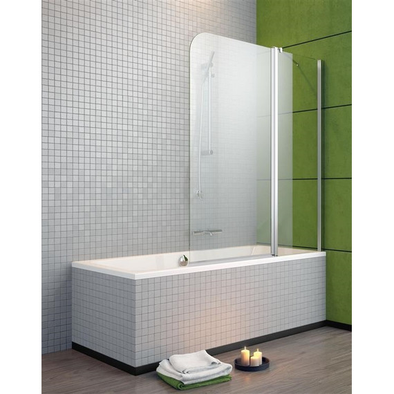 Шторка для ванны Radaway Eos PND II 130 см 206213-01R, хром/прозрачное фото 