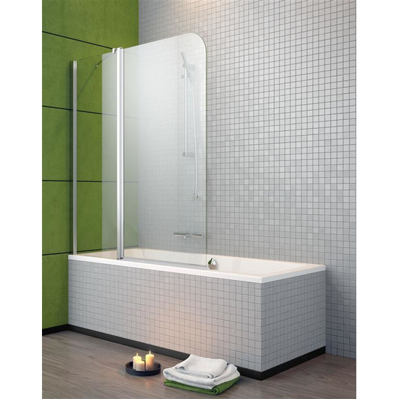 Шторка для ванны Radaway Eos PND II 130 см 206213-01L, хром/прозрачное фото 