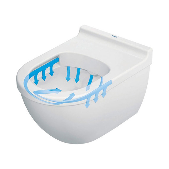 Унитаз подвесной Duravit Starck 3 Rimless 45270900A1 с крышкой микролифт фото 3