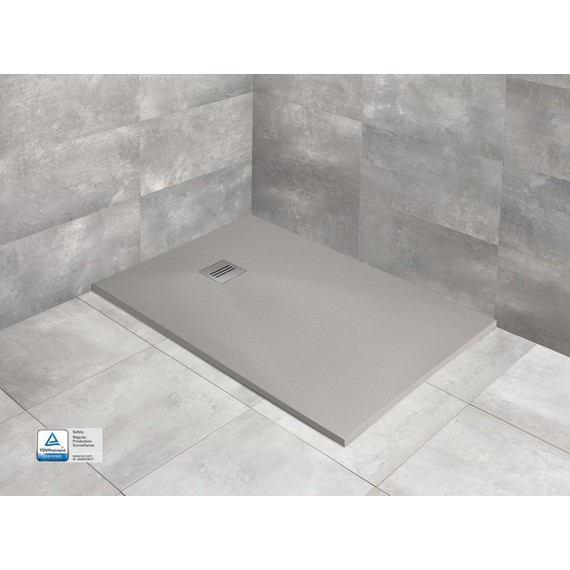 Поддон мраморный Radaway Kyntos F Cemento 150х90 см HKF15090-74, цемент - 3 Поддон мраморный Radaway Kyntos F Cemento 150х90 см HKF15090-74, цемент фото 3