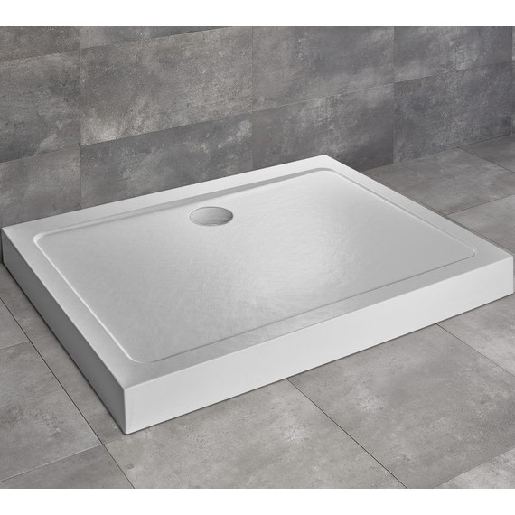 Поддон акриловый Radaway Doros D Compact Stone White 100х80 см SDRD1080-05-04S фото 