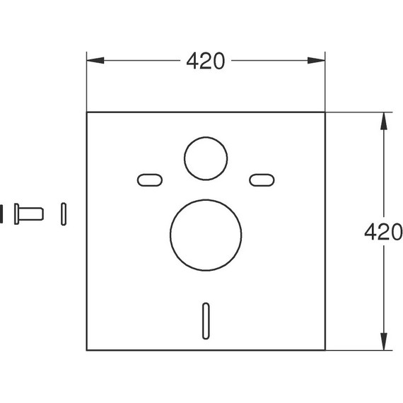 Звукоизоляционная прокладка Grohe 37131000 - 2 Звукоизоляционная прокладка Grohe 37131000 фото 2