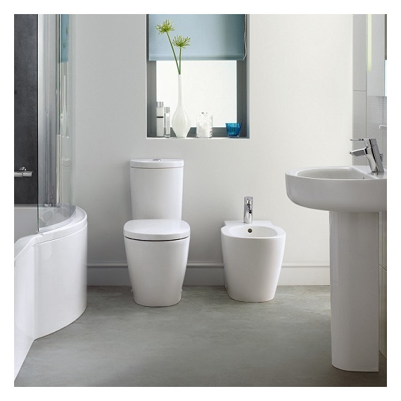 Унитаз-компакт безободковый Ideal Standard Connect AquaBlade E039701+E785601 фото 3