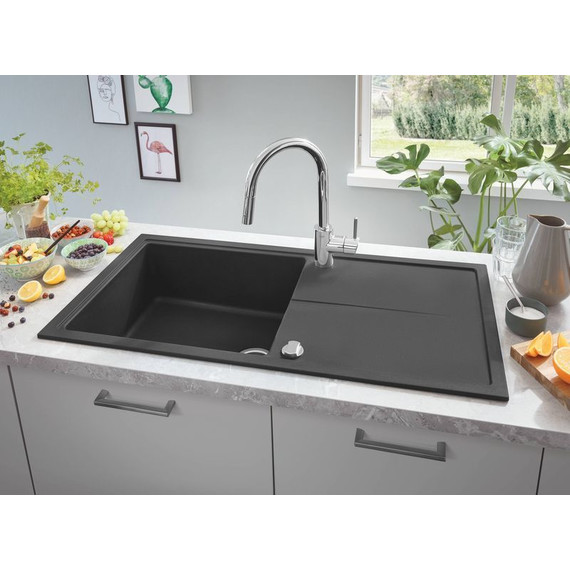 Кухонная мойка Grohe K400 100 см 31641AP0, чёрный фото 3
