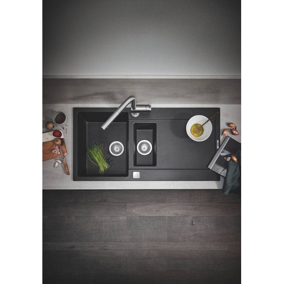 Кухонная мойка Grohe K500 31646AP0, чёрный фото 4