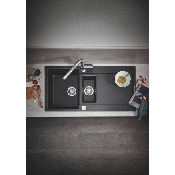 Кухонная мойка Grohe K500 31646AP0, чёрный фото 5